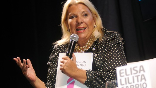 Carrió: "Hay gente que se está quedando sin trabajo porque no trabajaba"