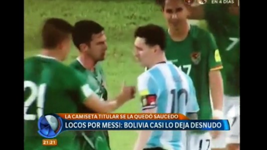 Locos por Messi: Bolivia casi lo deja desnudo