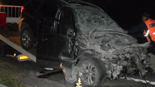 Así quedó el auto del líder de Tan Biónica tras el choque