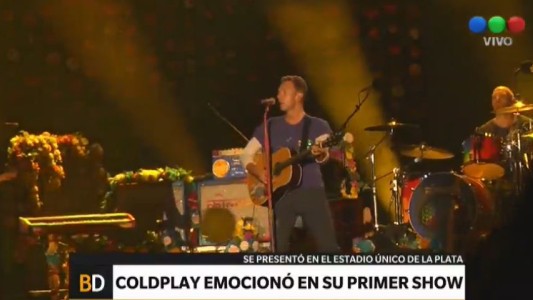 Primer show de Coldplay