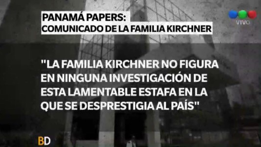 "Panamá Papers": la familia Kirchner se desligó