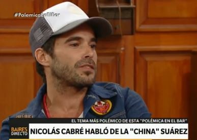 Nicolás Cabré habló de la "China" Suárez
