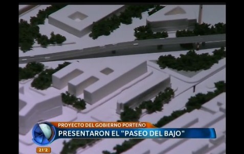 El gobierno porteño anunció la construcción del nuevo “Paseo del Bajo"