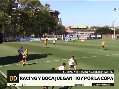 Boca y Racing, como locales, juegan esta noche su futuro en la Libertadores
