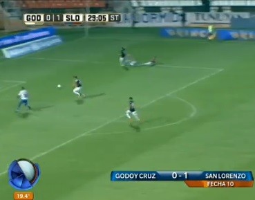 San Lorenzo ganó en Mendoza y se mete en la pelea