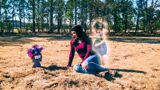 Las fotos tiernas que esconden un crimen horrendo