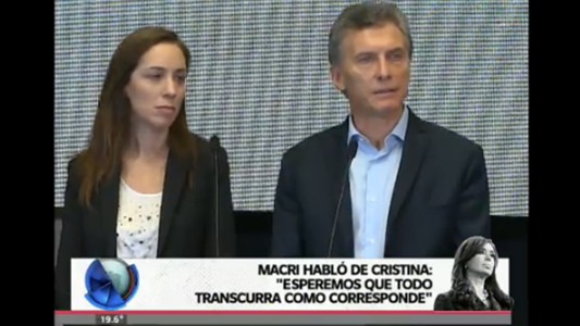 Macri habló de Cristina: "Esperemos que todo transcurra como corresponde"