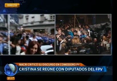 Cristina, reunida con los legisladores del bloque K
