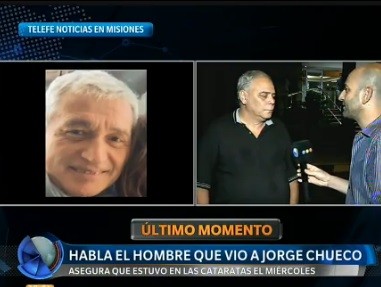 Habla el hombre que vio a Jorge Chueco