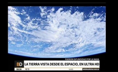 La Tierra vista desde el espacio, en ultra HD