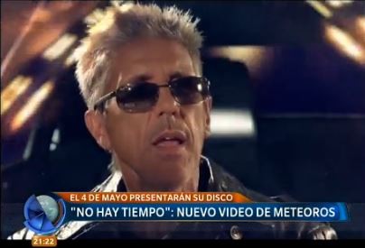 "No hay tiempo": nuevo video de Meteoros