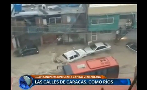 Las calles de Caracas, como ríos