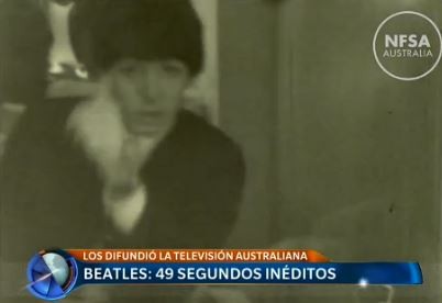 Australia publicó un video inédito de los Beatles