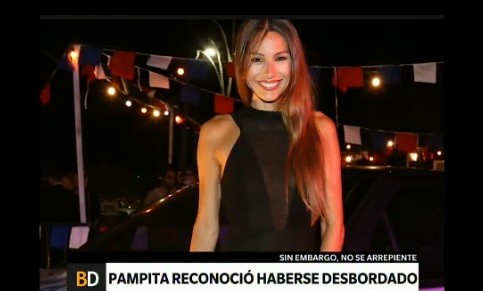 Pampita se confesó y admitió haberse desbordado