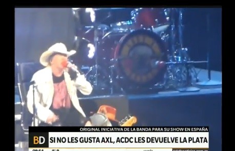 Si no les gusta Axl Rose, AC/DC devuelve la plata