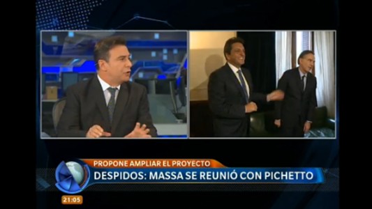 Despidos: Massa se reunió con Pichetto