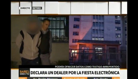 Fiesta electrónica: declara un "dealer" y tiene "nombres para dar"