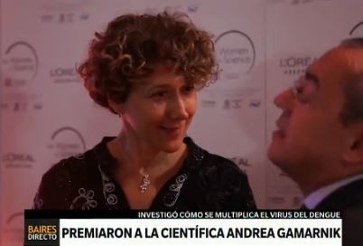 Premiaron a la científica Andrea Gamarnik