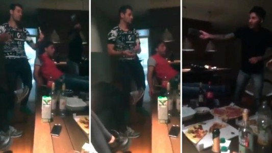 Indognación en la hinchada de River: se filtró un video de Mora y Viudez de fiesta