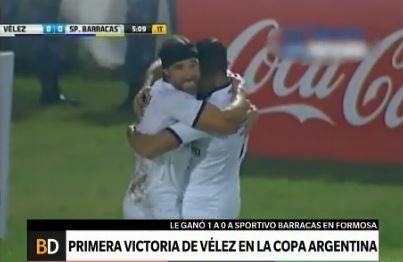 Primera victoria de Vélez en la Copa Argentina
