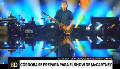 Córdoba se prepara para el show de Paul McCartney