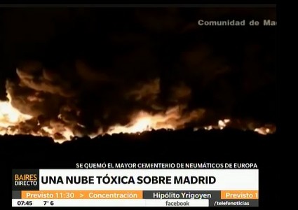 Una nube tóxica sobre Madrid