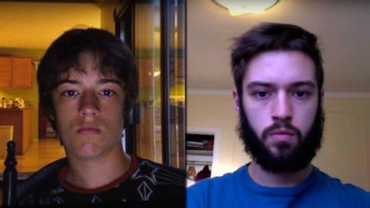 Video: el joven que se sacó una selfie por día durante 8 años