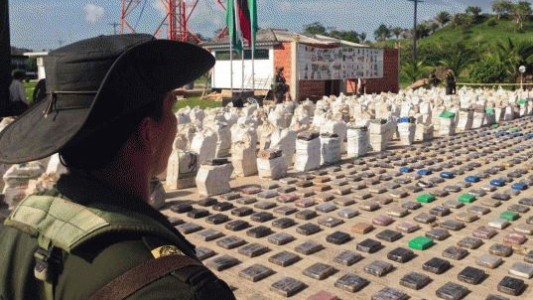 Colombia decomisó 8 toneladas de cocaína cerca a la frontera con Panamá