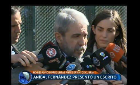 Aníbal Fernández: "No hice nada que esté fuera de la ley"