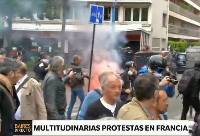 Violentas y masivas protestas contra la reforma laboral en Francia