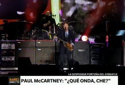 Se despidió Paul McCartney: "¿Qué onda, che?"