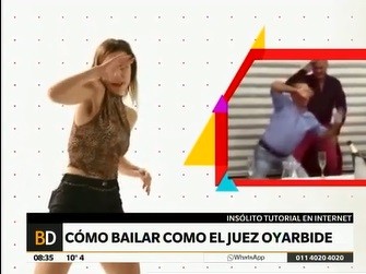El tutorial que te enseña a bailar como el exjuez Oyarbide