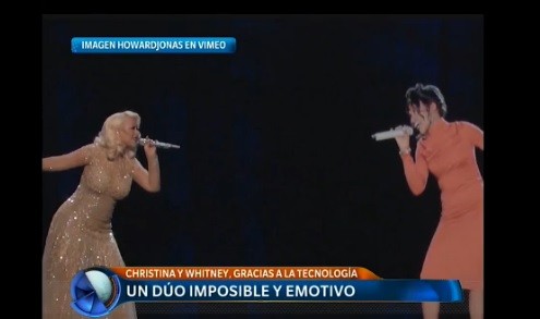 Un dúo imposible: Whitney Houston y Christina Aguilera
