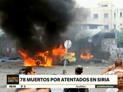 Siete atentados en Siria fueron reivindicados por el Estado Islámico