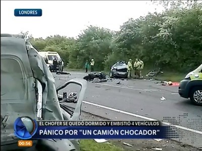 Prisión efectiva e inhabilitación de por vida para un camionero chocador