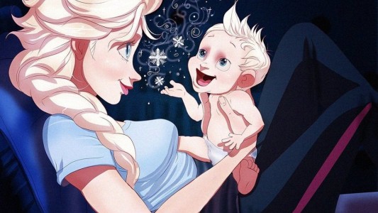 La artista que imagina a las princesas de Disney como madres