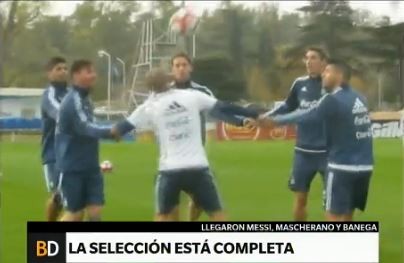 La selección está completa y ya entrena