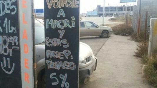 Comercio hace descuento a quienes votaron a Macri y están arrepentidos