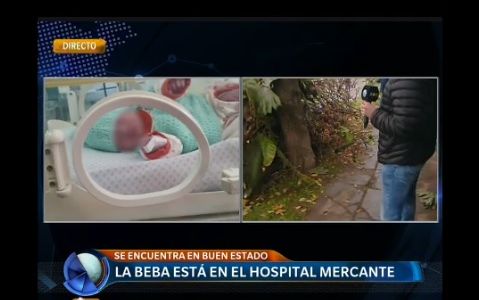 Encontraron una beba recién nacida abandonada en una bolsa de residuos