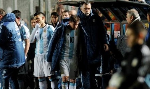 Messi sufrió un traumatismo "en la zona lumbar" pero sin lesión ósea