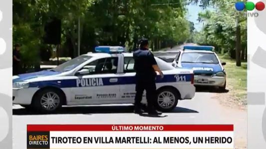 Entradera en Villa Martelli: un herido