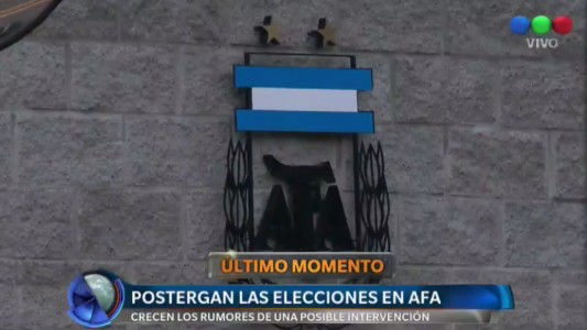 Postergan las elecciones en la AFA