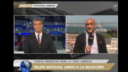 Telefe Noticias, junto a la selección