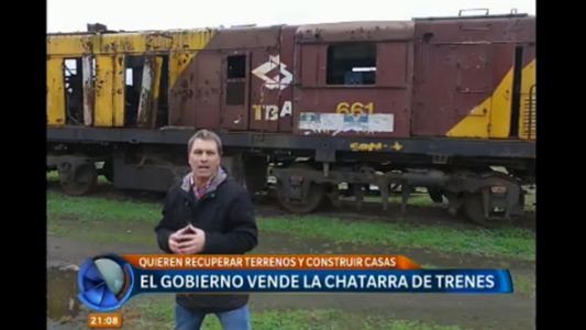 El Gobierno vende la chatarra de trenes