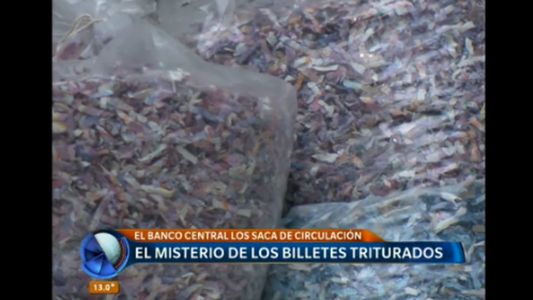 El misterio de los billetes triturados