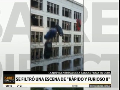Se filtraron escenas de "Rápidos y Furiosos 8" en las redes sociales