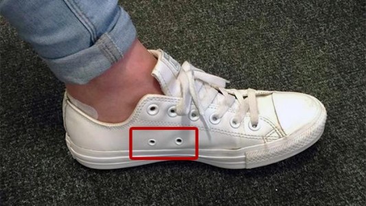 Fin del misterio: ¿para qué sirven los agujeros laterales de las zapatillas?