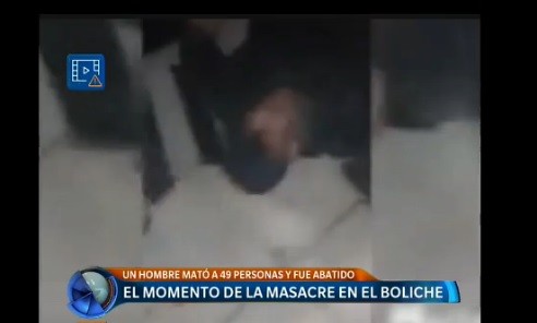 El momento de la masacre de Orlando