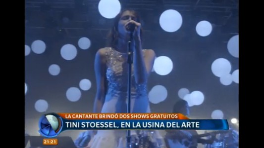 Tini Stoessel, en la Usina del Arte