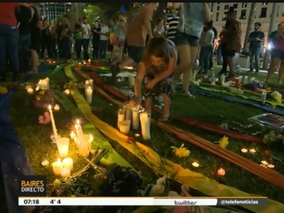 Homenaje a las víctimas de Orlando
